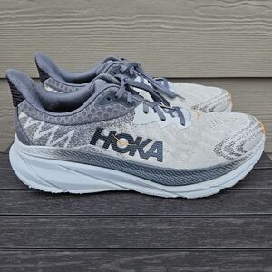 Hoka Challenger ART 7 Harbor Mist/Castlerock Running Shoes Gray Mens Size 11 2E